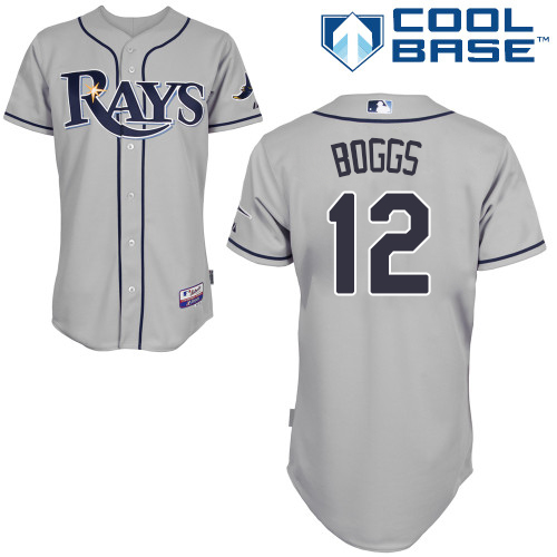 Rays #12 Wade Boggs Grey Cool Base Stitched Youth MLB Jersey Rays #12 Wade Boggs Grey Cool Base Stitched Youth MLB Jersey