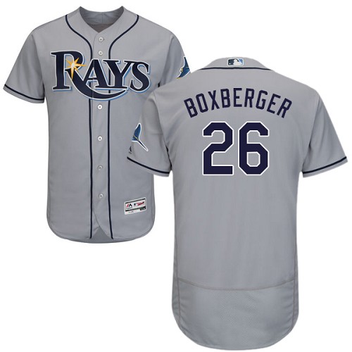 Rays #26 Brad Boxberger Grey Flexbase Authentic Collection Stitched MLB Jersey