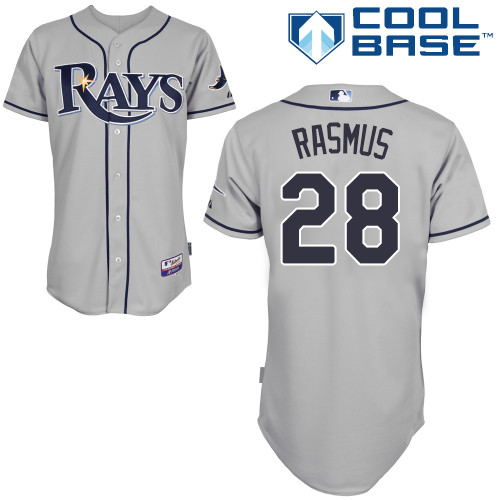 Rays #28 Colby Rasmus Grey Cool Base Stitched Youth MLB Jersey Rays #28 Colby Rasmus Grey Cool Base Stitched Youth MLB Jersey