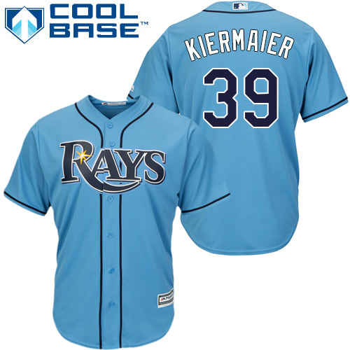 Rays #39 Kevin Kiermaier Light Blue New Cool Base Stitched MLB Jersey Rays #39 Kevin Kiermaier Light Blue New Cool Base Stitched MLB Jersey