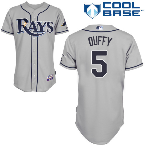 Rays #5 Matt Duffy Grey Cool Base Stitched Youth MLB Jersey Rays #5 Matt Duffy Grey Cool Base Stitched Youth MLB Jersey