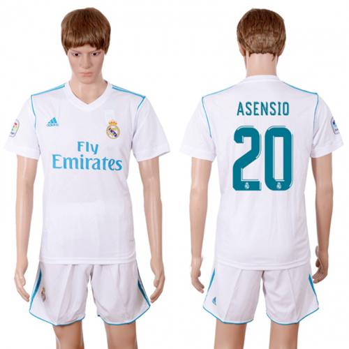Real Madrid #20 Asensio White Home Soccer Club Jersey Real Madrid #20 Asensio White Home Soccer Club Jersey