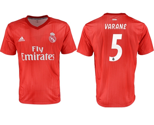 Real Madrid #5 Varane Third Soccer Club Jersey