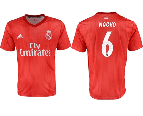 Real Madrid #6 Nacho Third Soccer Club Jersey