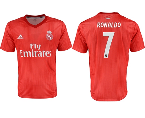 Real Madrid #7 Ronaldo Third Soccer Club Jersey