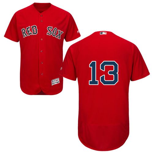 Red Sox #13 Hanley Ramirez Red Flexbase Authentic Collection Stitched MLB Jersey Red Sox #13 Hanley Ramirez Red Flexbase Authentic Collection Stitched MLB Jersey