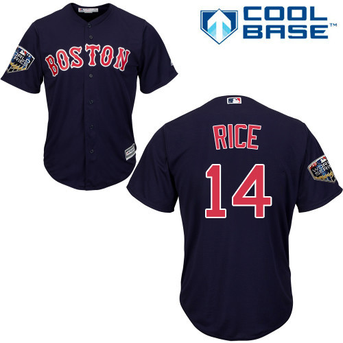 Red Sox #14 Jim Rice Navy Blue Cool Base 2018 World Series Stitched Youth MLB Jersey Red Sox #14 Jim Rice Navy Blue Cool Base 2018 World Series Stitched Youth MLB Jersey