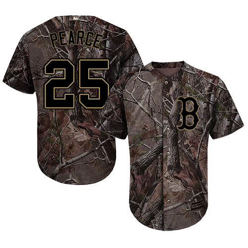 Red Sox #25 Steve Pearce Camo Realtree Collection Cool Base Stitched Youth MLB Jersey Red Sox #25 Steve Pearce Camo Realtree Collection Cool Base Stitched Youth MLB Jersey