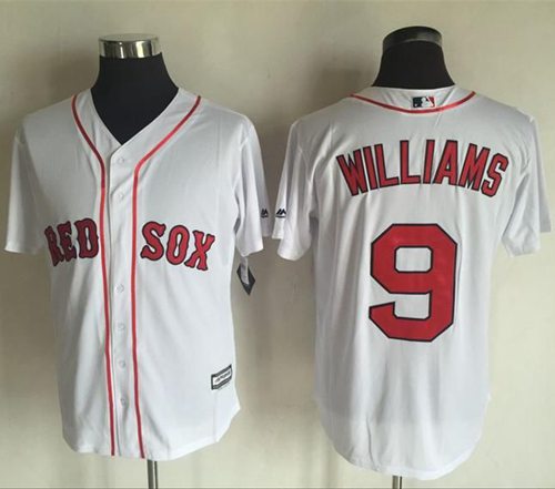 Red Sox #9 Ted Williams White New Cool Base Stitched MLB Jersey Red Sox #9 Ted Williams White New Cool Base Stitched MLB Jersey