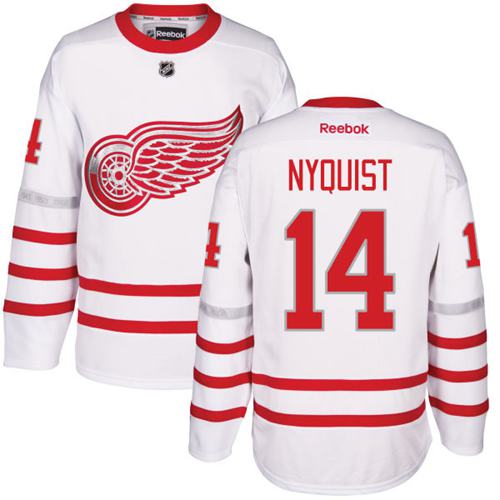 Red Wings #14 Gustav Nyquist White Centennial Classic Stitched NHL Jersey Red Wings #14 Gustav Nyquist White Centennial Classic Stitched NHL Jersey