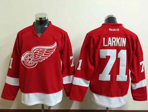 Red Wings #71 Dylan Larkin Red Stitched NHL Jersey Red Wings #71 Dylan Larkin Red Stitched NHL Jersey
