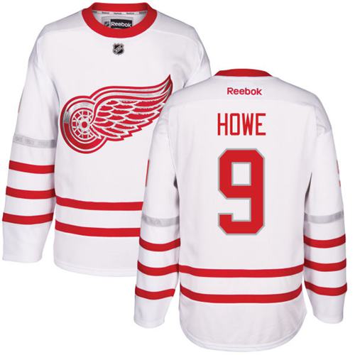 Red Wings #9 Gordie Howe White Centennial Classic Stitched NHL Jersey Red Wings #9 Gordie Howe White Centennial Classic Stitched NHL Jersey