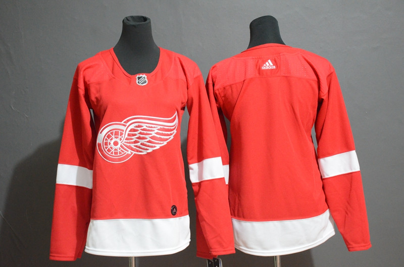Red Wings Blank Red Women Adidas Jersey Red Wings Blank Red Women Adidas Jersey
