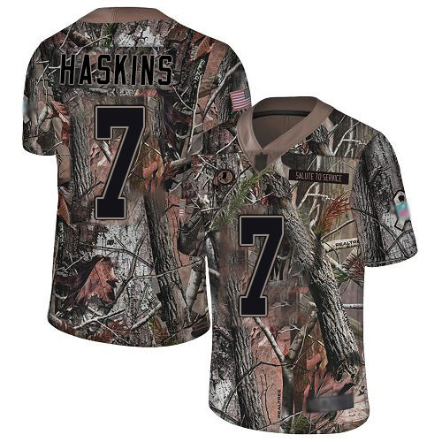 Redskins #7 Dwayne Haskins Camo Youth Stitched Football Limited Rush Realtree Jersey Redskins #7 Dwayne Haskins Camo Youth Stitched Football Limited Rush Realtree Jersey