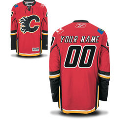 Reebok Calgary Flames Custom Youth Premier Home Jersey Reebok Calgary Flames Custom Youth Premier Home Jersey