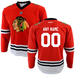 Reebok Chicago Blackhawks Preschool Replica Home Custom Jersey - Red