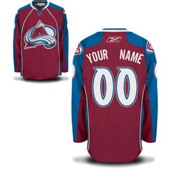 Reebok Colorado Avalanche EDGE Authentic Custom Home Jersey - Burgundy