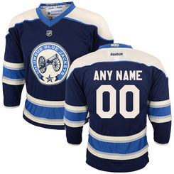 Reebok Columbus Blue Jackets Youth Replica Alternate Custom Jersey - Royal Reebok Columbus Blue Jackets Youth Replica Alternate Custom Jersey - Royal