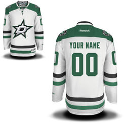 Reebok Dallas Stars Men's Premier Away Custom Jersey - White