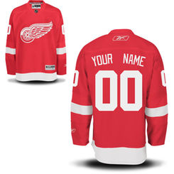Reebok Detroit Red Wings Custom Youth Premier Home Jersey Reebok Detroit Red Wings Custom Youth Premier Home Jersey