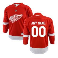 Reebok Detroit Red Wings Toddler Replica Home Custom Jersey - Red 2t-4t Reebok Detroit Red Wings Toddler Replica Home Custom Jersey - Red 2t-4t