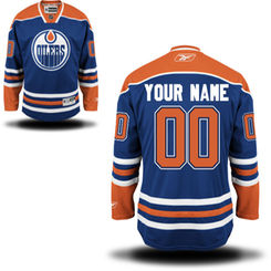 Reebok Edmonton Oilers Men's Premier Home Custom Jersey - Royal Blue Reebok Edmonton Oilers Men's Premier Home Custom Jersey - Royal Blue