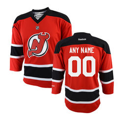 Reebok New Jersey Devils Toddler Replica Home Custom Jersey - Red
