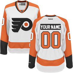 Reebok Philadelphia Flyers Women's Premier Away Custom Jersey - White