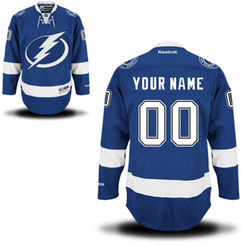 Reebok Tampa Bay Lightning Women's Premier Home Custom Jersey - Royal Blue