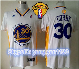 Revolution 30 Warriors #30 Stephen Curry White Alternate The Finals Patch Stitched NBA Jersey Revolution 30 Warriors #30 Stephen Curry White Alternate The Finals Patch Stitched NBA Jersey