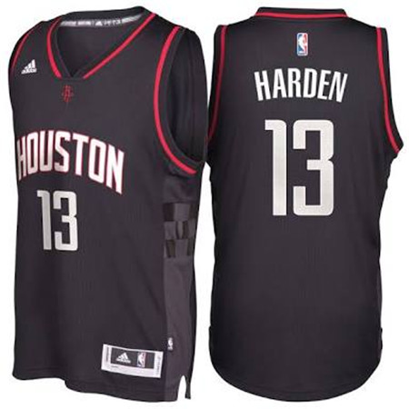 Rockets #13 James Harden Black Men's Stitched NBA Jersey