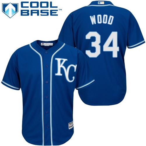 Royals #34 Travis Wood Royal Blue Cool Base Stitched Youth MLB Jersey Royals #34 Travis Wood Royal Blue Cool Base Stitched Youth MLB Jersey