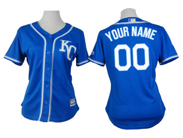 Royals Light Blue Cutomized Women New Cool Base Jersey