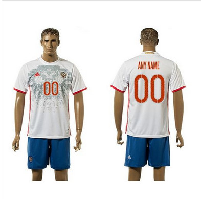 Russia Personalized Away Soccer Country Jersey Russia Personalized Away Soccer Country Jersey