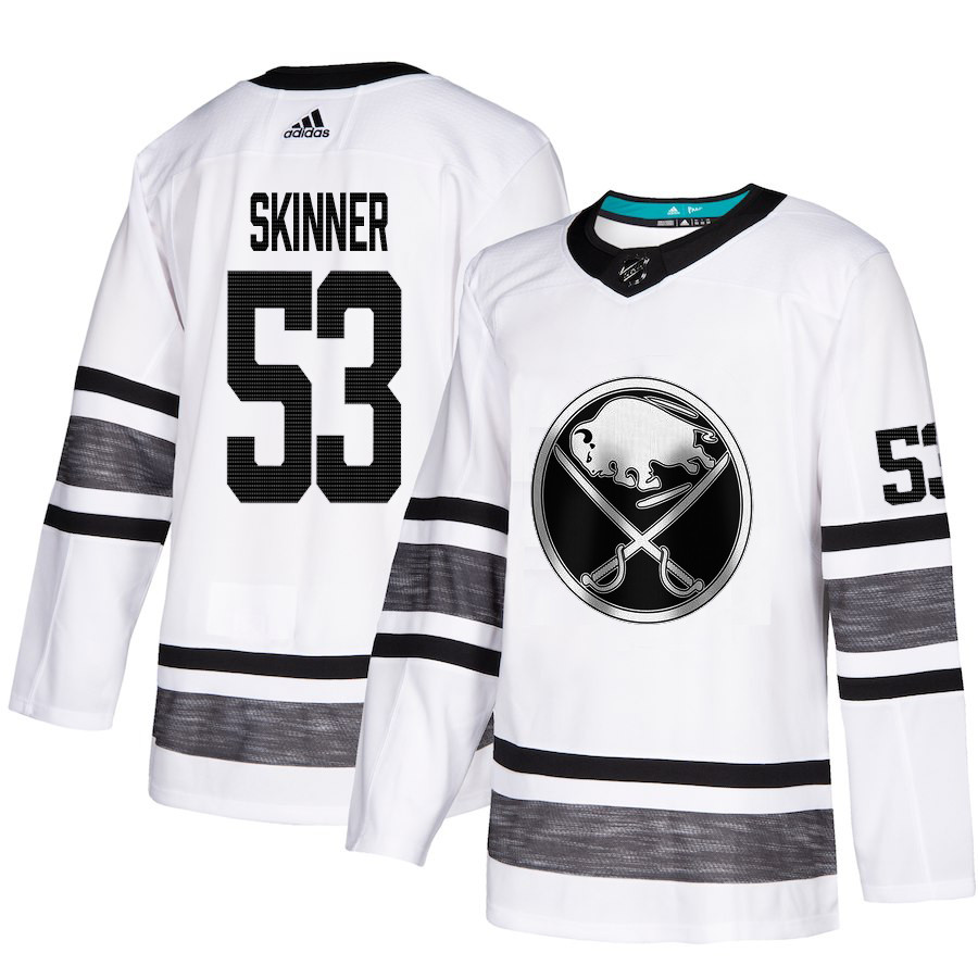 Sabres #53 Jeff Skinner White Authentic 2019 All-Star Youth Stitched Hockey Jersey Sabres #53 Jeff Skinner White Authentic 2019 All-Star Youth Stitched Hockey Jersey