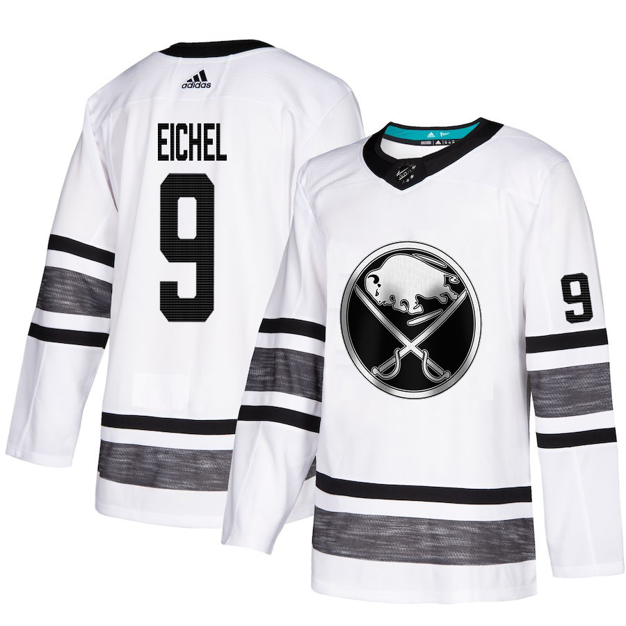 Sabres #9 Jack Eichel White Authentic 2019 All-Star Youth Stitched Hockey Jersey