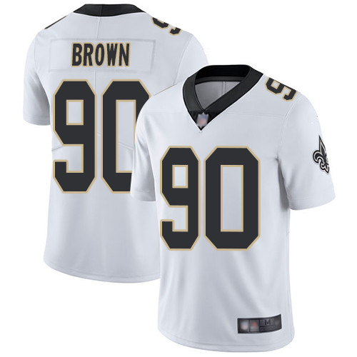 Saints #90 Malcom Brown White Youth Stitched Football Vapor Untouchable Limited Jersey Saints #90 Malcom Brown White Youth Stitched Football Vapor Untouchable Limited Jersey