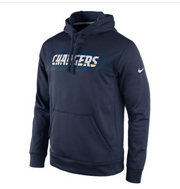 San Diego Chargers Nike KO Speed Wordmark Performance Hoodie Navy Blue San Diego Chargers Nike KO Speed Wordmark Performance Hoodie Navy Blue