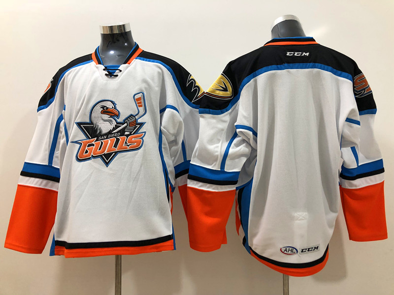 San Diego Gulls Blank White CCM Jersey San Diego Gulls Blank White CCM Jersey