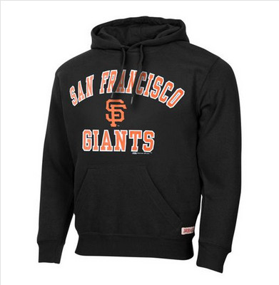 San Francisco Giants Fastball Fleece Pullover Black MLB Hoodie