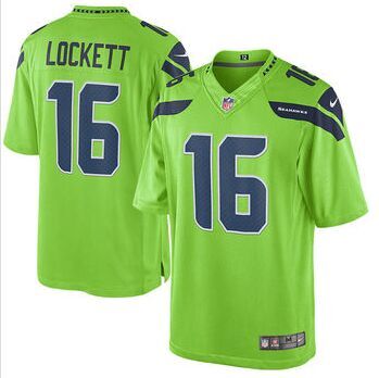 Seattle Seahawks Nike Color Rush  Custom Limited Jersey - Green