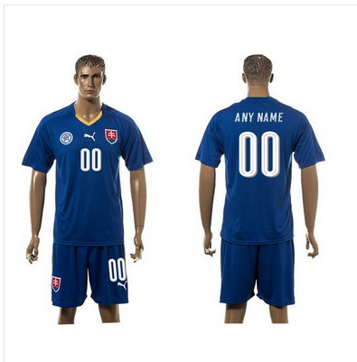 Slovakia Personalized Away Soccer Country Jersey Slovakia Personalized Away Soccer Country Jersey