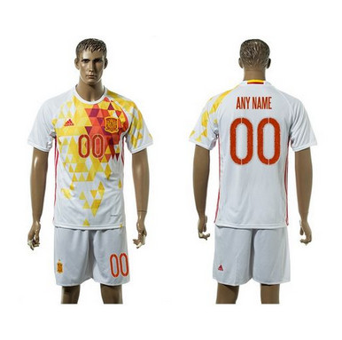 Spain Personalized Away Soccer Country Jersey Spain Personalized Away Soccer Country Jersey