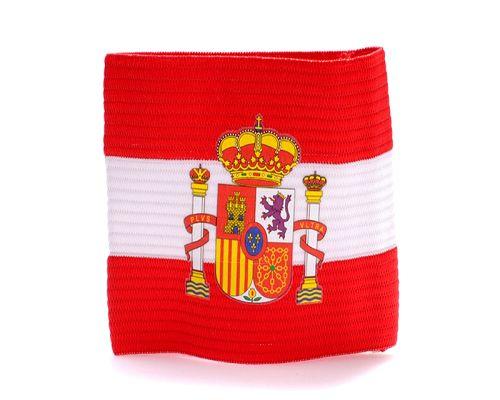 Spain Soccer Captain Patch Red