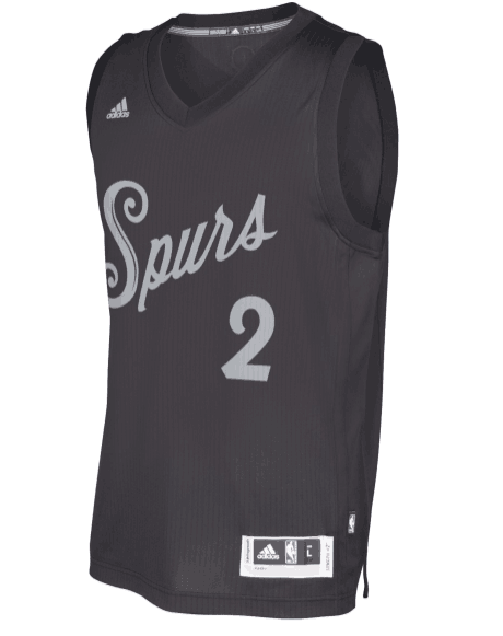 Spurs #2 Kawhi Leonard Black 2016-2017 Christmas Day Custom Stitched NBA Jersey