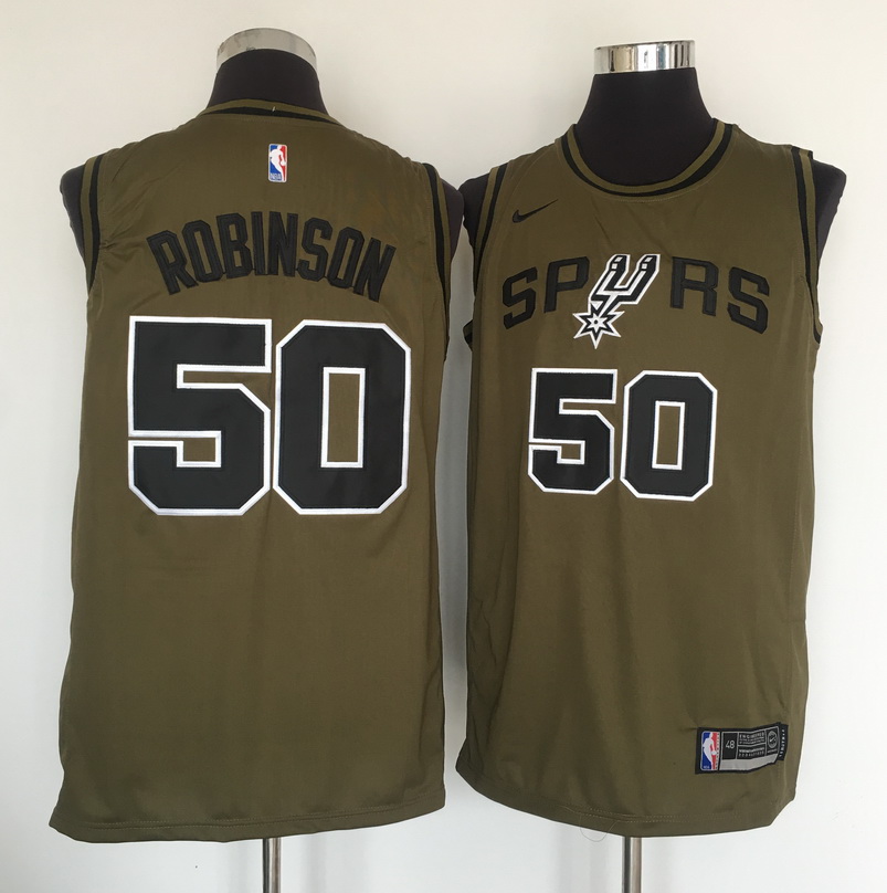 Spurs #50 David Robinson Olive Nike Swingman Jersey Spurs #50 David Robinson Olive Nike Swingman Jersey