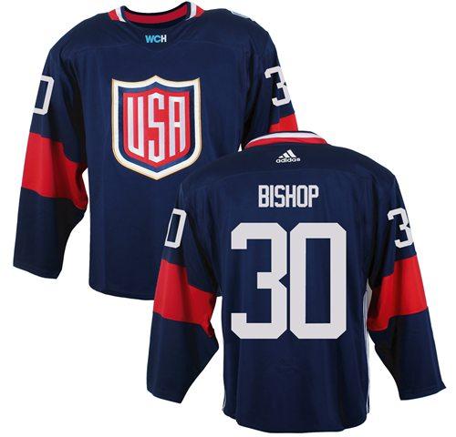 Team USA #30 Ben Bishop Navy Blue 2016 World Cup Stitched NHL Jersey Team USA #30 Ben Bishop Navy Blue 2016 World Cup Stitched NHL Jersey