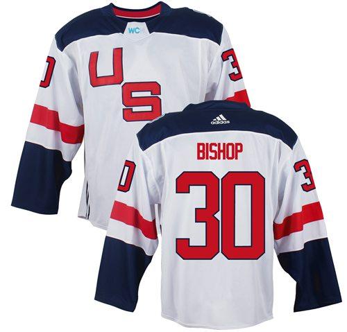 Team USA #30 Ben Bishop White 2016 World Cup Stitched Youth NHL Jersey Team USA #30 Ben Bishop White 2016 World Cup Stitched Youth NHL Jersey