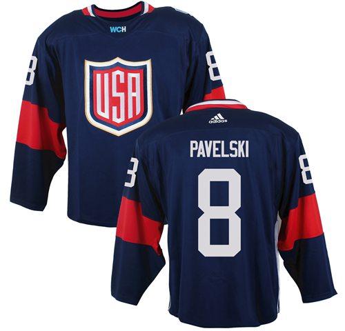 Team USA #8 Joe Pavelski Navy Blue 2016 World Cup Stitched Youth NHL Jersey Team USA #8 Joe Pavelski Navy Blue 2016 World Cup Stitched Youth NHL Jersey