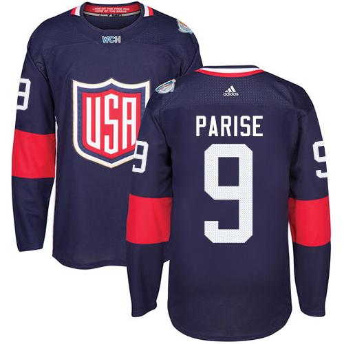 Team USA #9 Zach Parise Navy Blue 2016 World Cup Stitched Youth NHL Jersey Team USA #9 Zach Parise Navy Blue 2016 World Cup Stitched Youth NHL Jersey